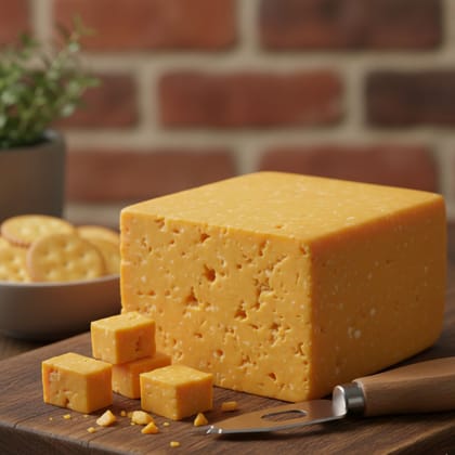Mishti Gourmet Premium Artisanal Natural Mature Red Cheddar Block 1KG Mishti Gourmet Premium Artisanal Natural Mature Red Cheddar Block 1KG