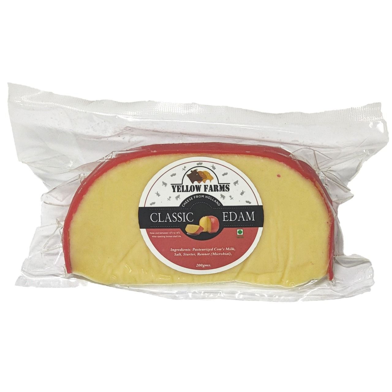 Yellow Farms Classic Edam Cheese 200g