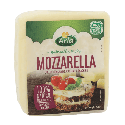 ARLA DANISH MOZZARELLA CHEESE 200G