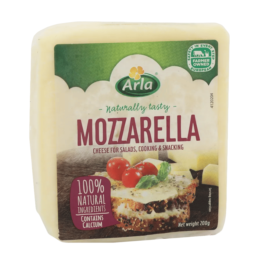 ARLA DANISH MOZZARELLA CHEESE 200G