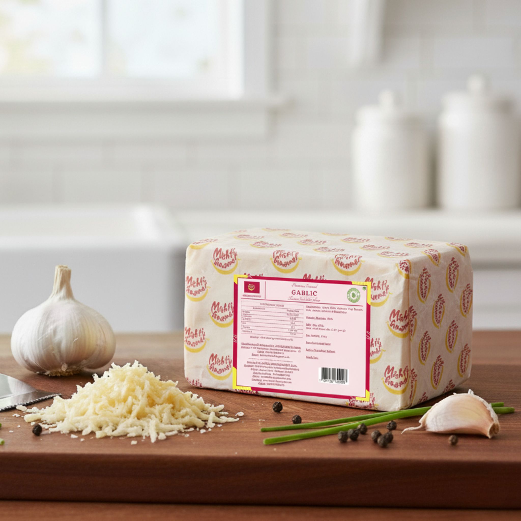 Mishti Gourmet Garlic Cheddar 200g
