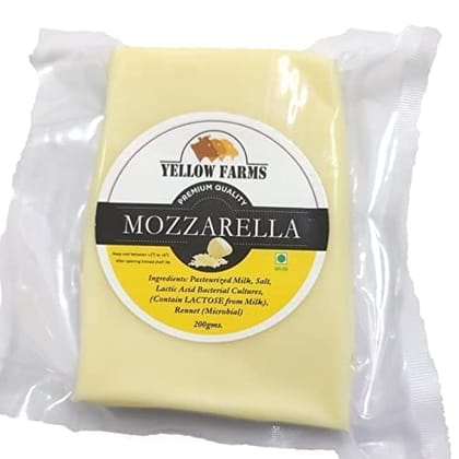 YELLOW FARMS MOZZARELLA CHEESE 200G