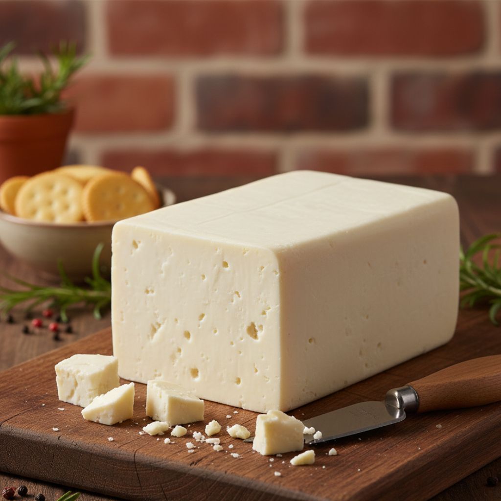 Mishti Gourmet Premium Artisanal Natural Mild White Cheddar Block 1KG